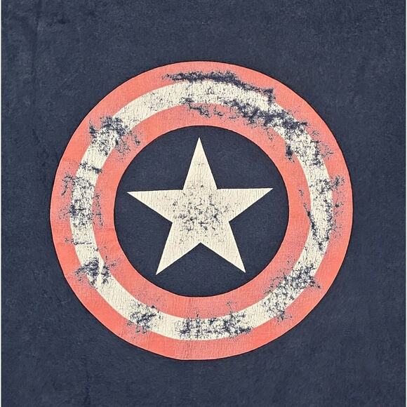 Vtg Captain America Tshirt Mens xl Mad Engine y2k Marvel mcu Comics Streetwear - Picture 2 of 7